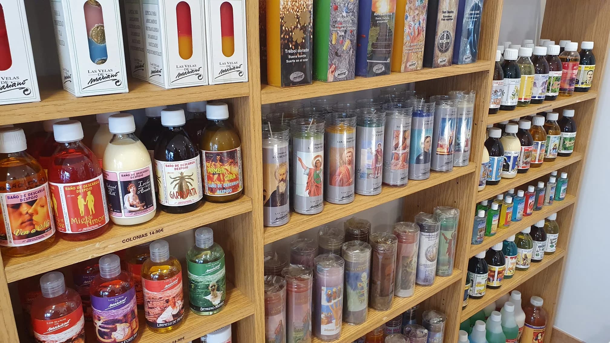 Productos para baños místicos y limpieza energética